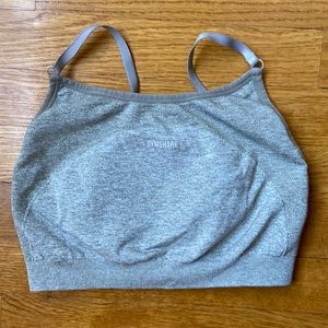 Gymshark Flex High Neck Sports Bra size medium. green marl